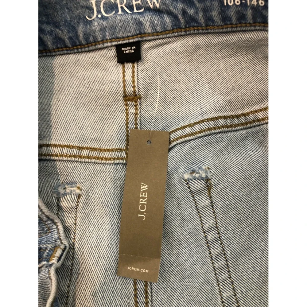 NEW J.Crew '96 Low Rise Slim Wide Jeans Womens 33 Light Blue Denim CH846 - Picture 7 of 13